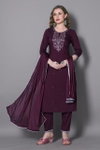 Asmita By Nsf Silk  Blend With Embroidery Work Top With Bottom Dupatta Wholesale Online